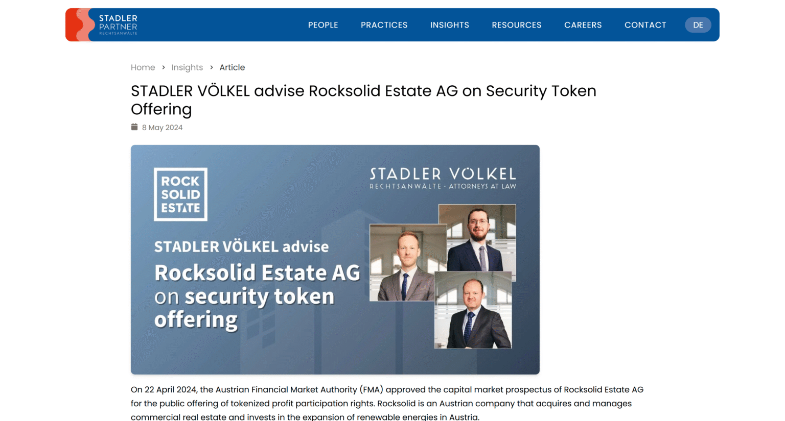 Rocksolid Legal Advisor Blogpost